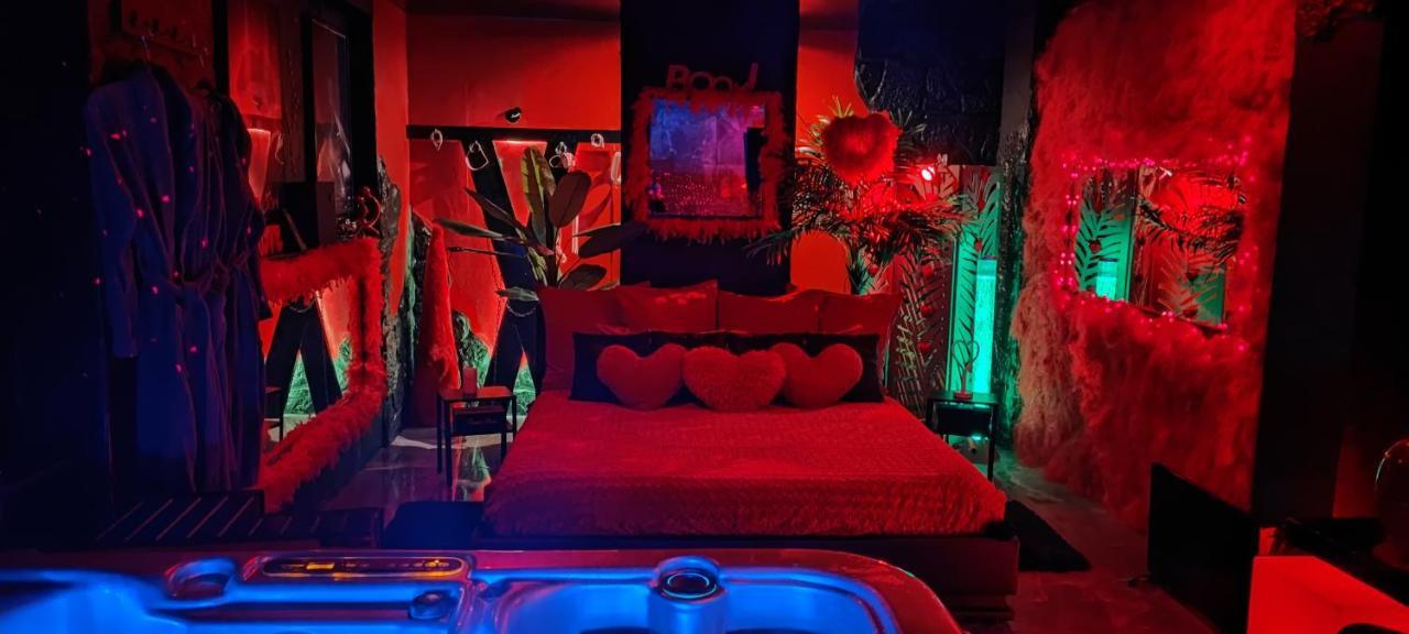 Loft Romantique Hammam Spa Privatif Playroom Grenoble Værelse billede